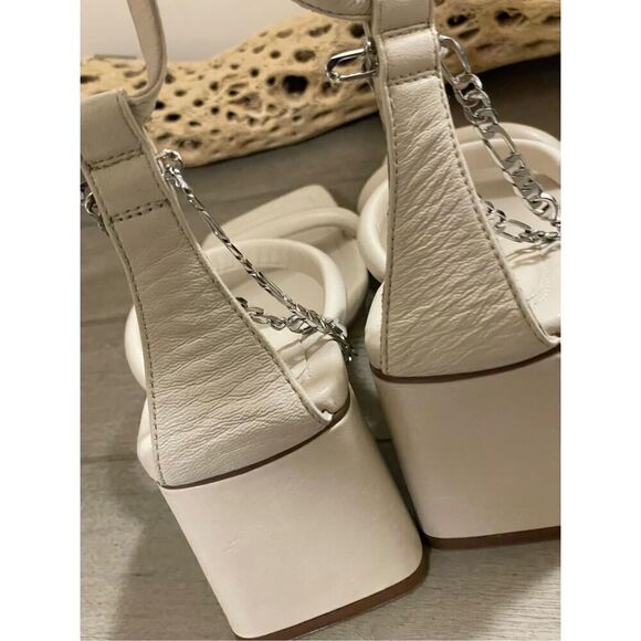 New Free  People Parker Chain Heels Size 37 - Picture 6 of 8